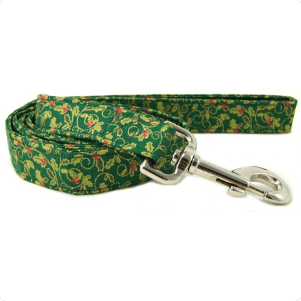 GOLDEN HOLLY DOG LEASH