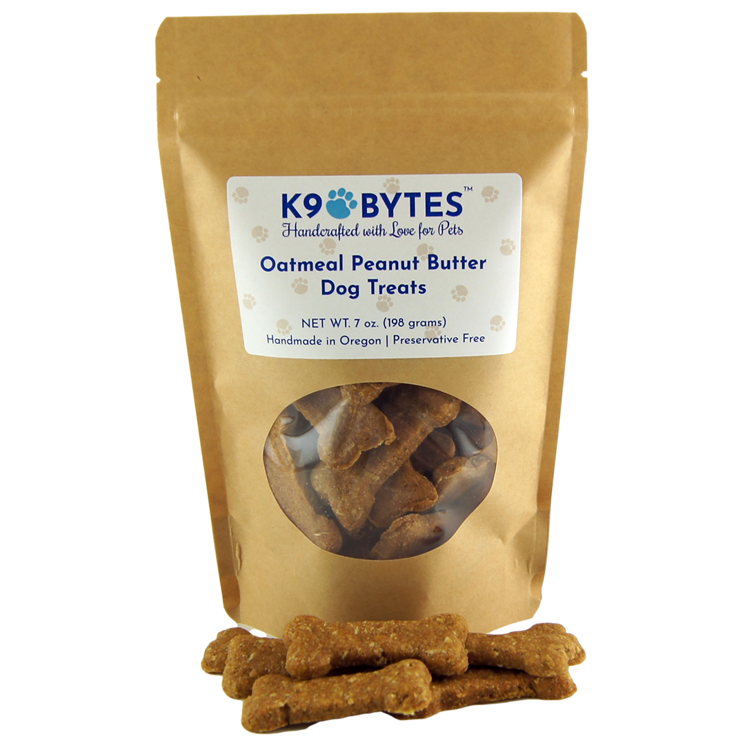 OATMEAL PEANUT BUTTER DOG TREATS